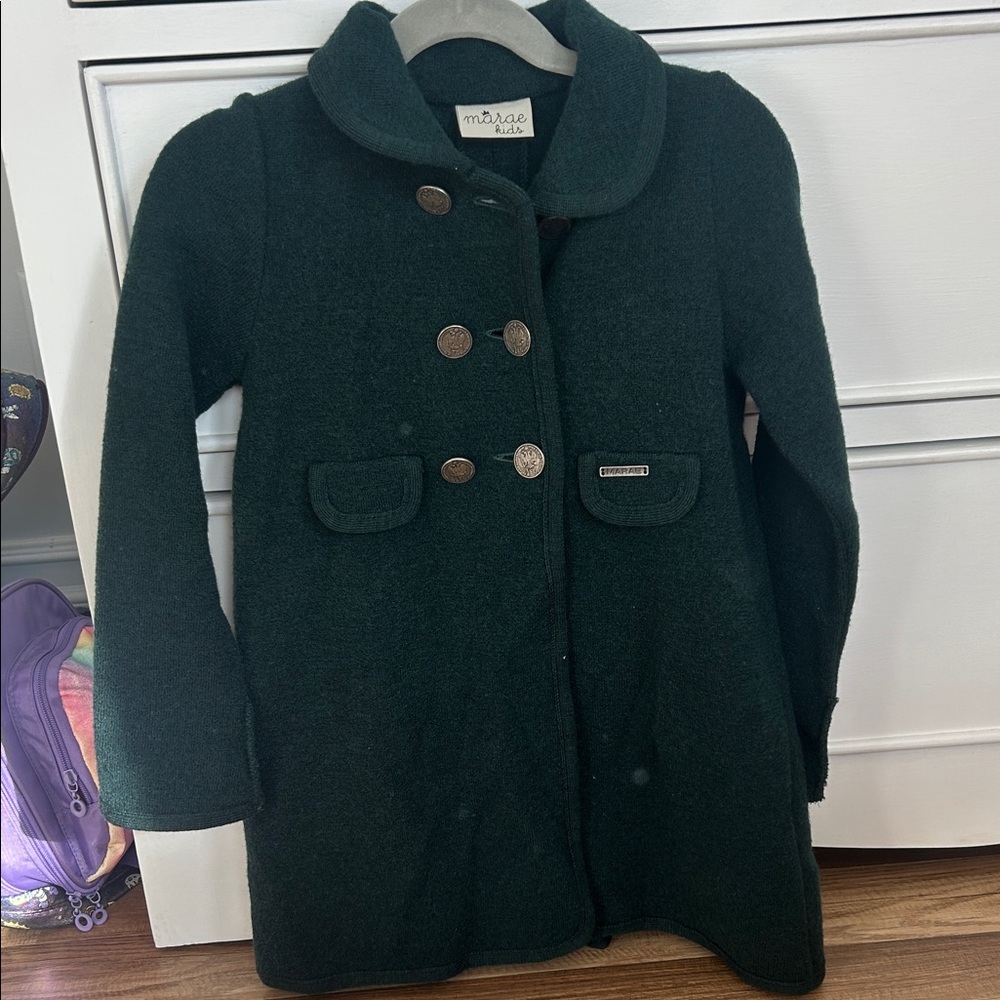 Marae girls Green Coat